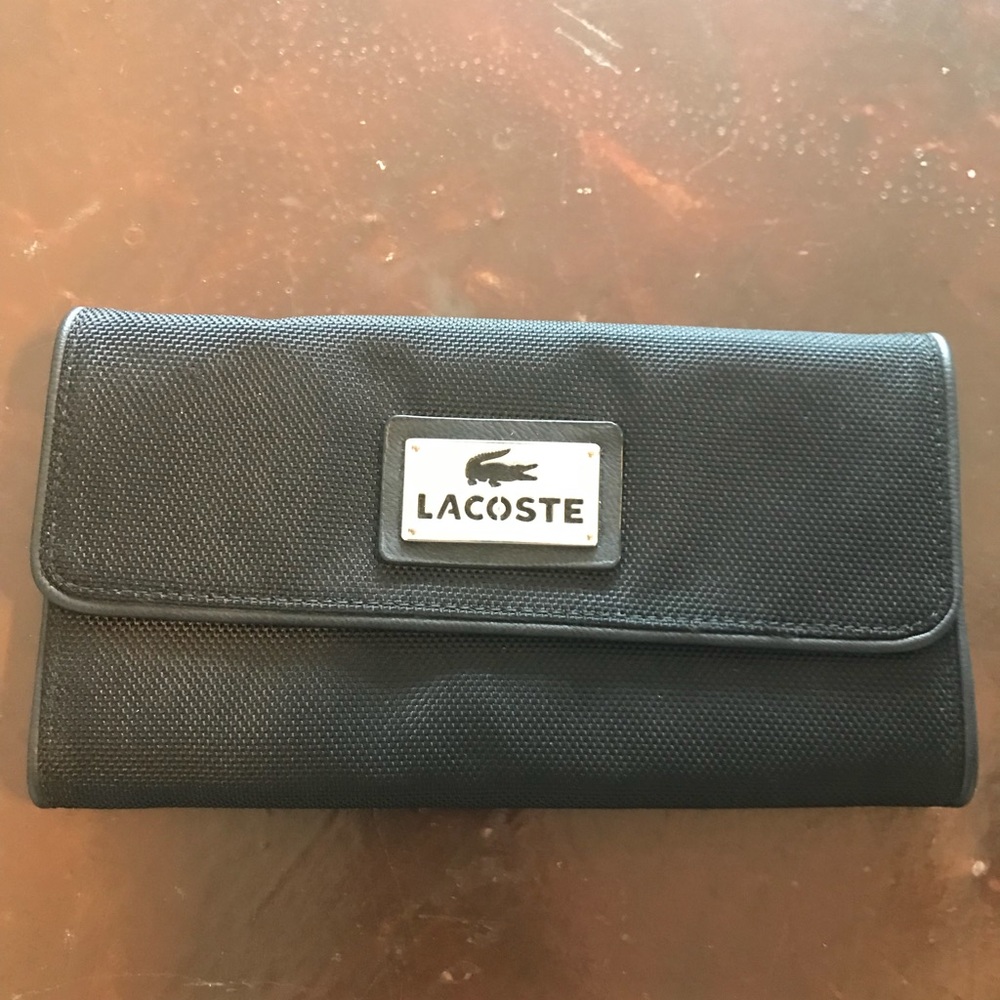 Black Lacoste wallet